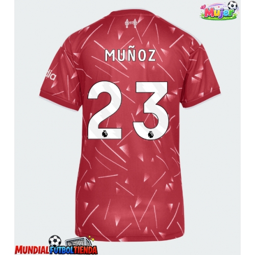 Camiseta Liverpool Victor Munoz #23 Primera Equipación Replica 2026-27 para mujer mangas cortas